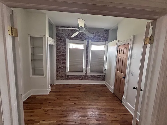 office or spare bedroom with attached bathroom