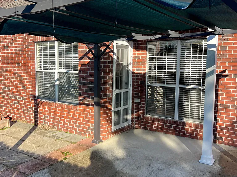 Back patio and pergola.