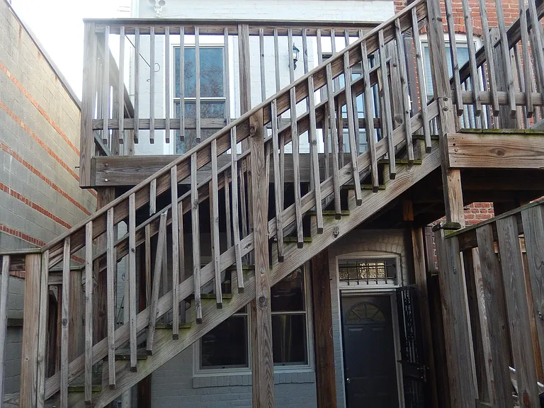 Deck prior to be being painted.