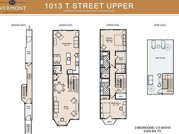 Spacious Floorplan - 3 levels of living area + entry level
