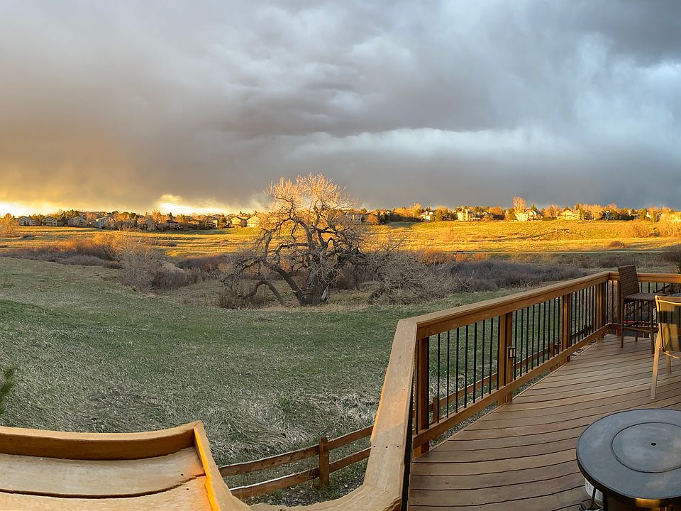 Sunset in the open space