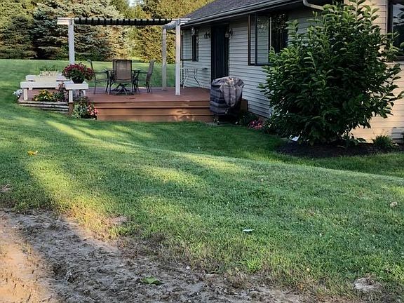 Beach area and back deck