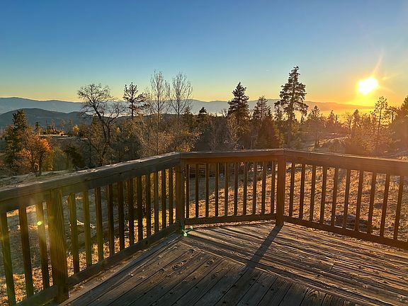 sunset view from deck