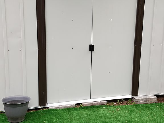 New shed for storage