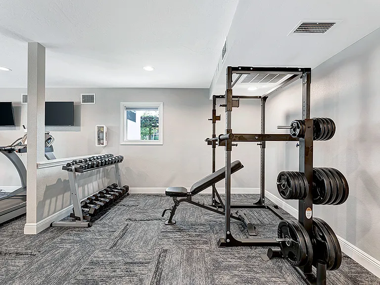 Fitness center with updated equipment!