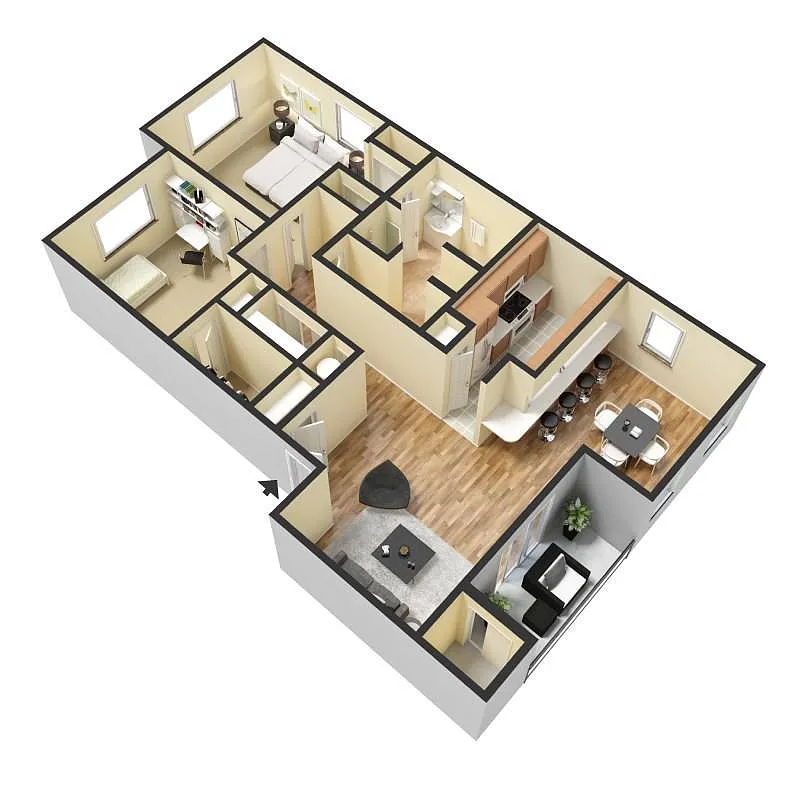 Floor plan B1 - Wimbledon