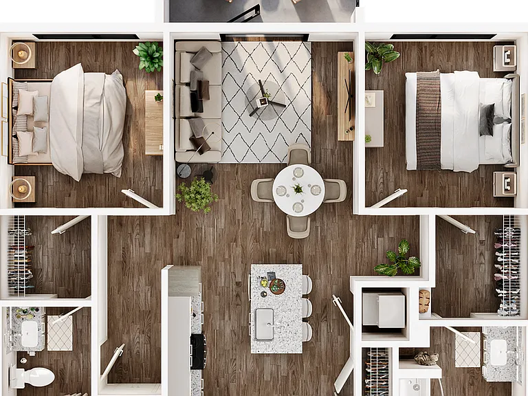 2B Floor Plan 2B Floor Plan