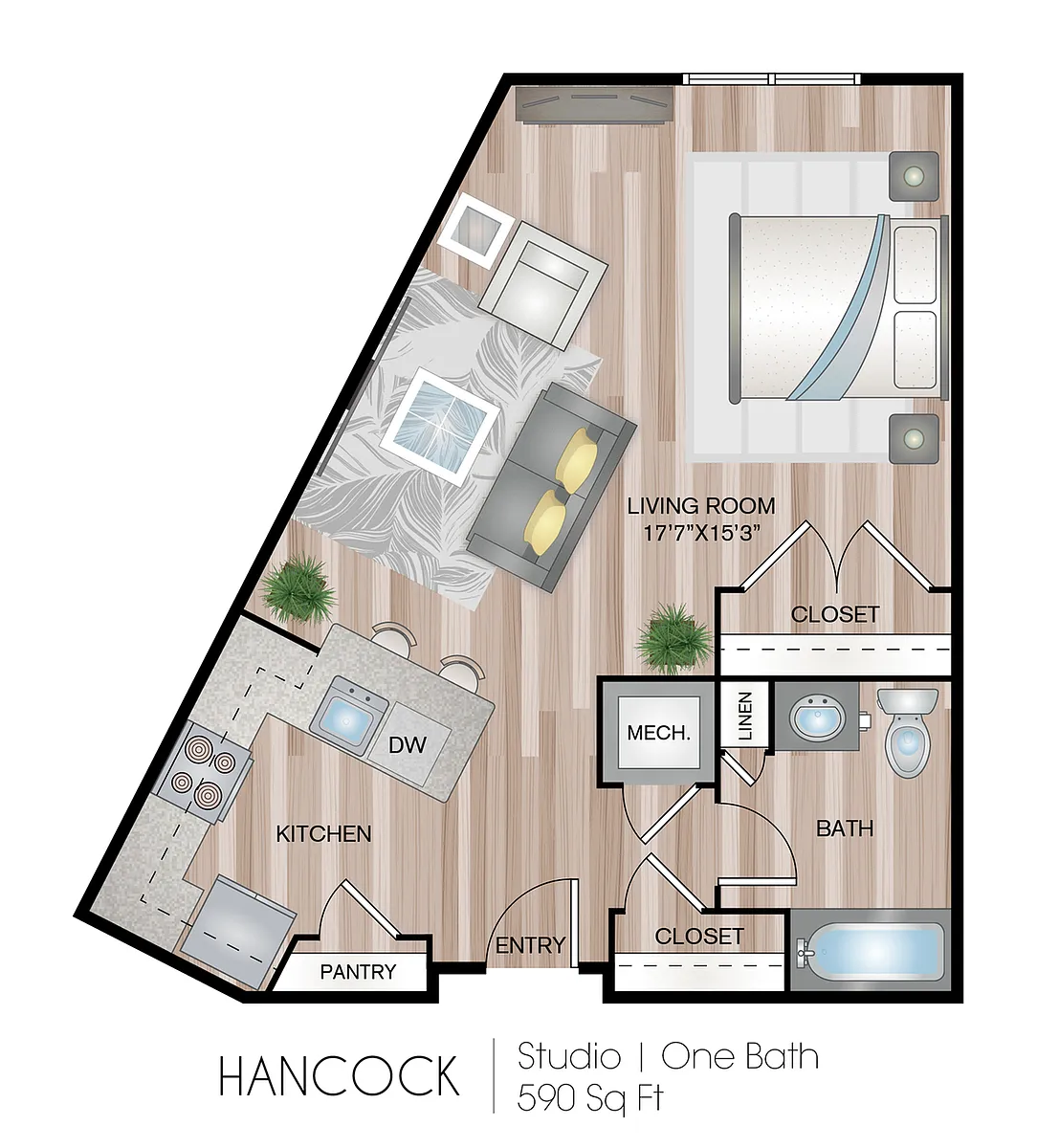 Floor plan Hancock