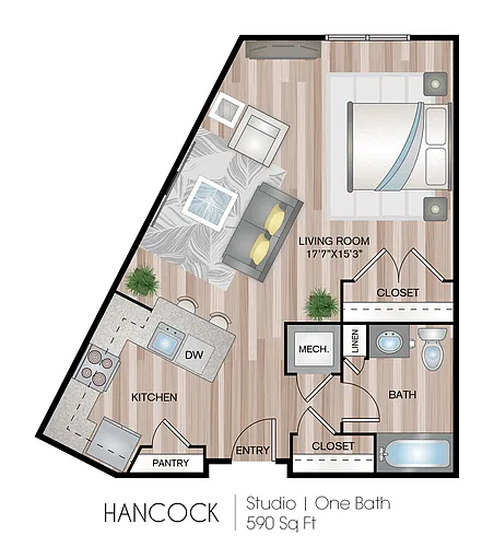 Floor plan Hancock