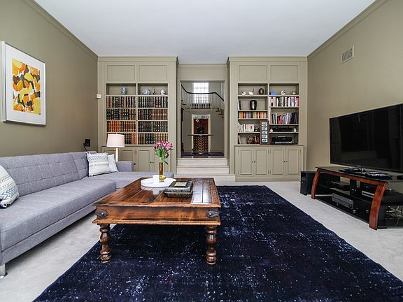 Entry opens to family room