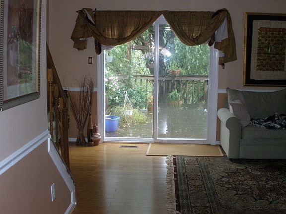 Sliding backdoor to deck/patio