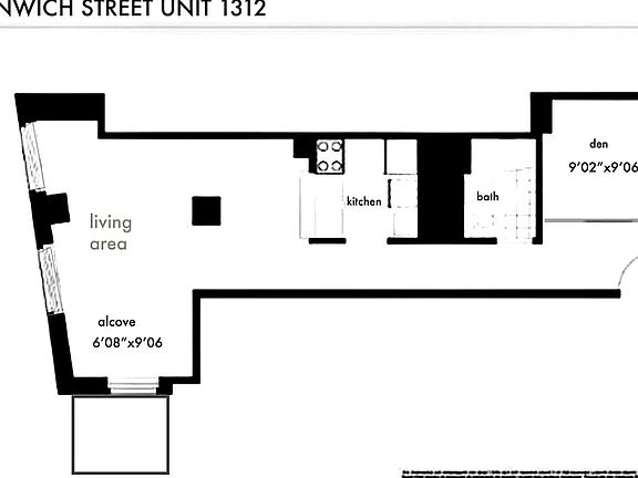 2nd image of 88 Greenwich St APT 1312