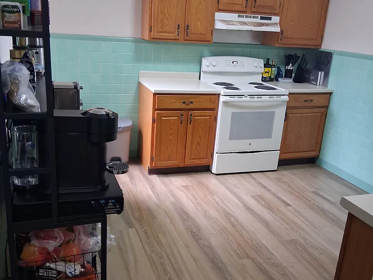 Eat in Kitchen has new flooring