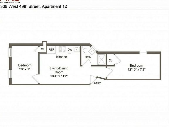 2nd image of 308 W 49th St APT 12A