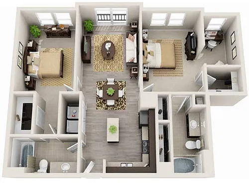 Floor plan B1 - Forsyth