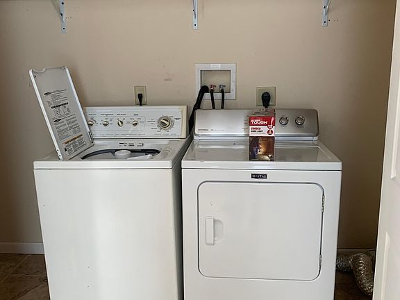 Washer and Dryer closet