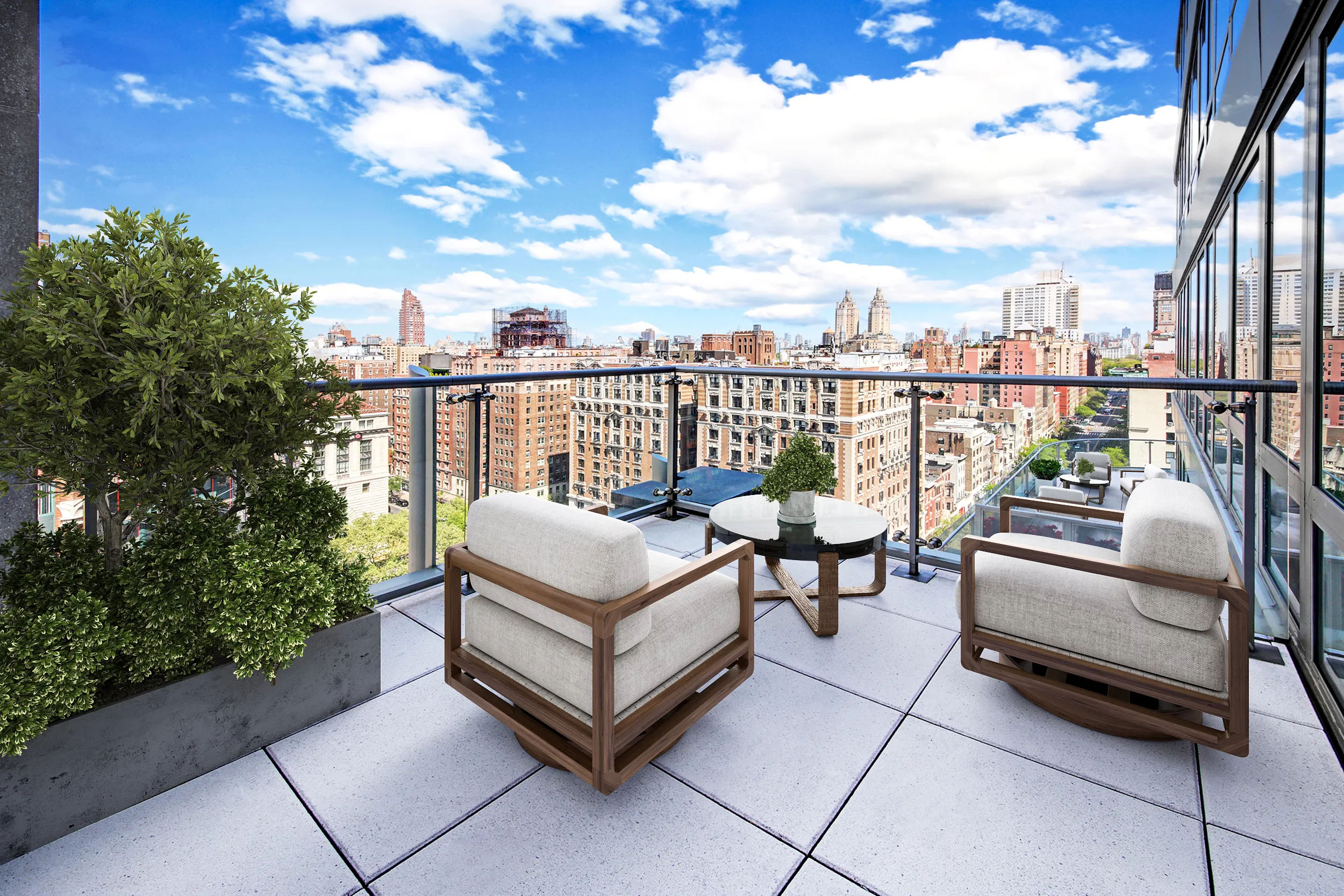 ♡ Balcony and Bed コート♡ 212 West 72nd Street #16B in Lincoln Square, Manhattan