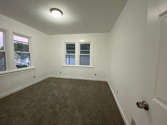 Bedroom with new carpet