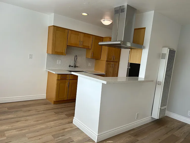 Brand new designer kitchen including cabinets and appliances