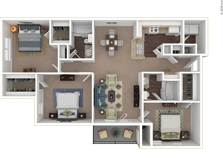 3X2: Beds - 3: Baths - 2: SqFt Range - 1402 to 1402