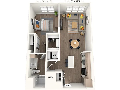Floor plan AM16-Scheme III