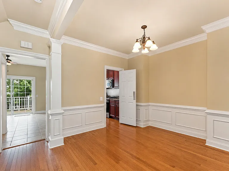 2nd Level - Formal Dining Space with Wainscotting