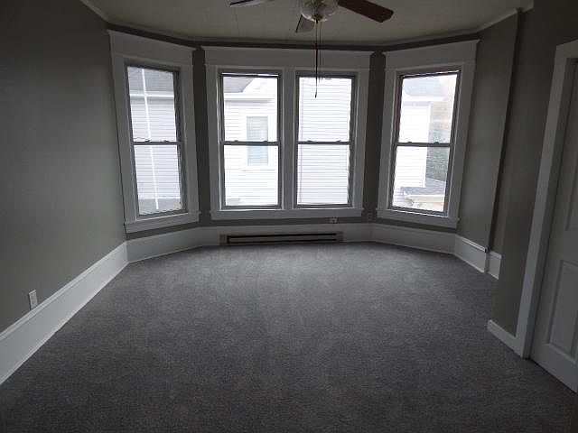Gorgeous, HUGE, master bedroom with high ceilings. ceiling fan and tons of closet space