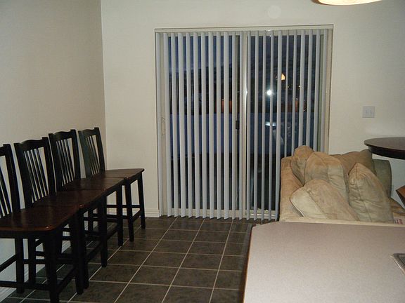 Sliding door to backyard area