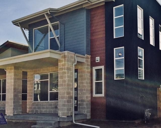 modern style pagoda home, stapleton eastbridge