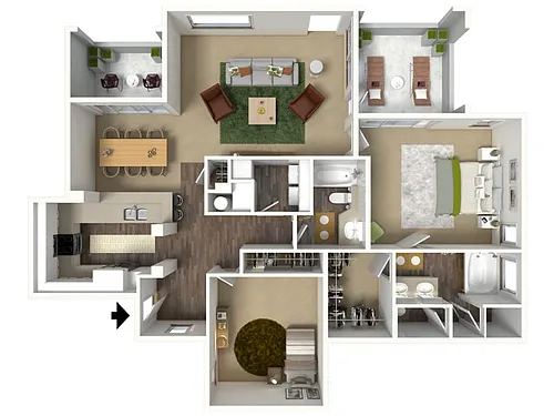 Floor plan Stratton