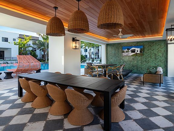 Dine al fresco in the summer kitchen