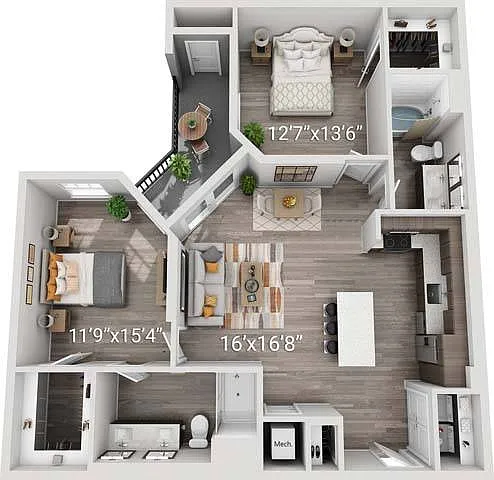 Floor plan Beachwood