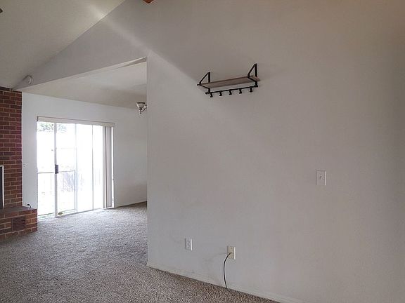 View from vaulted entryway 