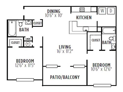 Floor plan Excaliber