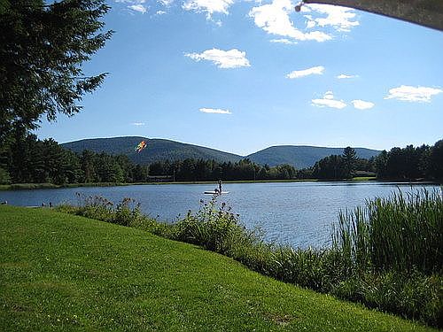 View from lake...not bad!