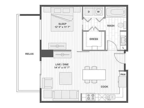 Floor plan A1