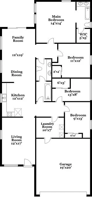 4 bed, 2.0 bath, 1877 sqft, $2,490 — Photo 2