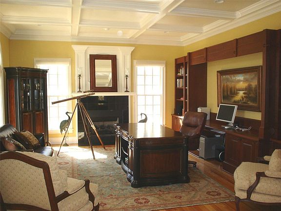 Study with built in desk
