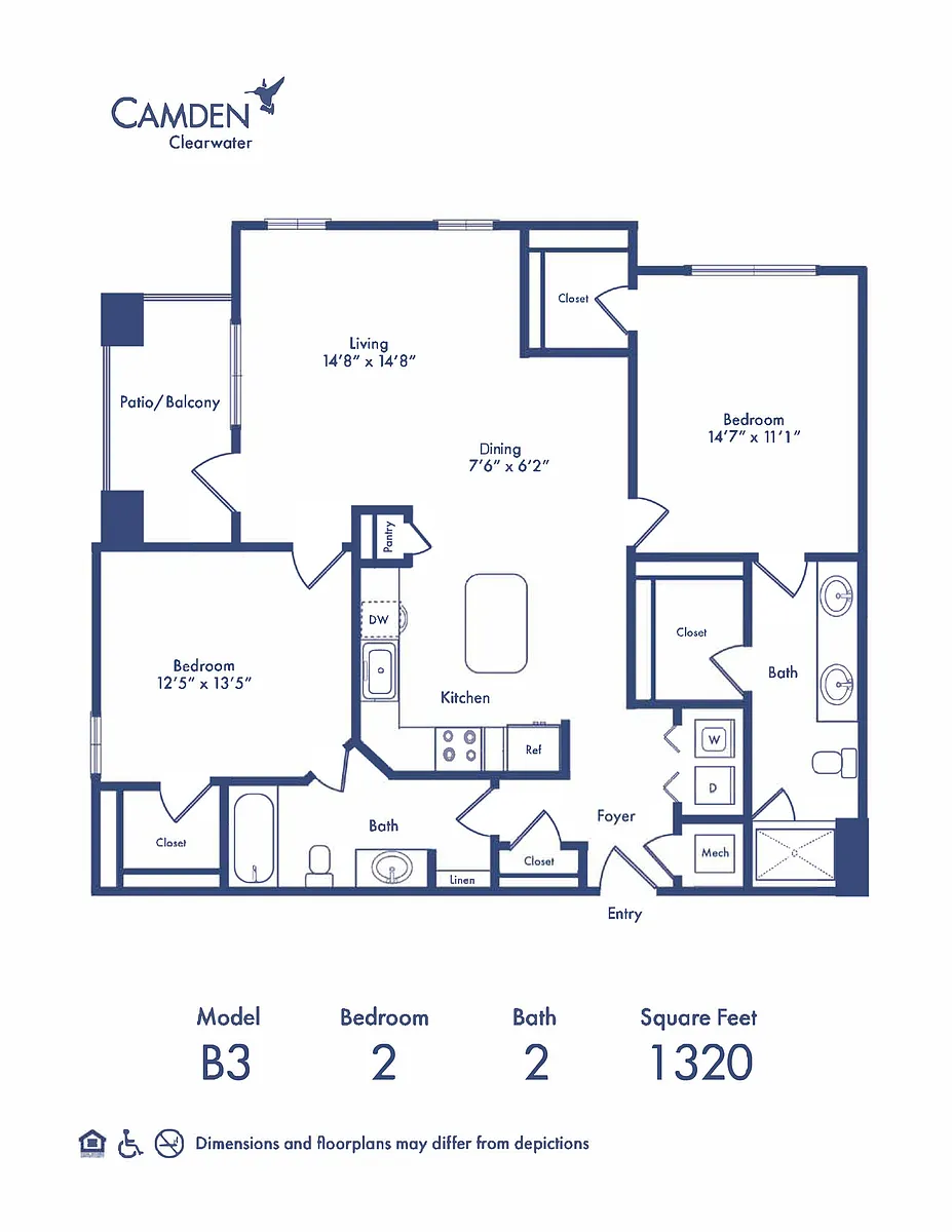 Floor plan B3