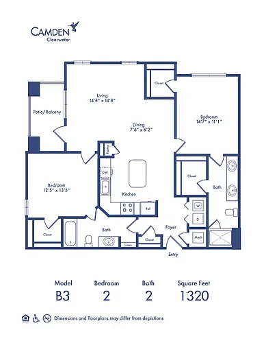Floor plan B3