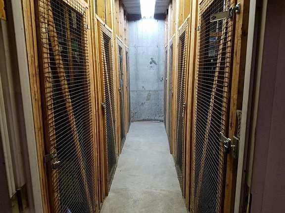 Storage unit in garage