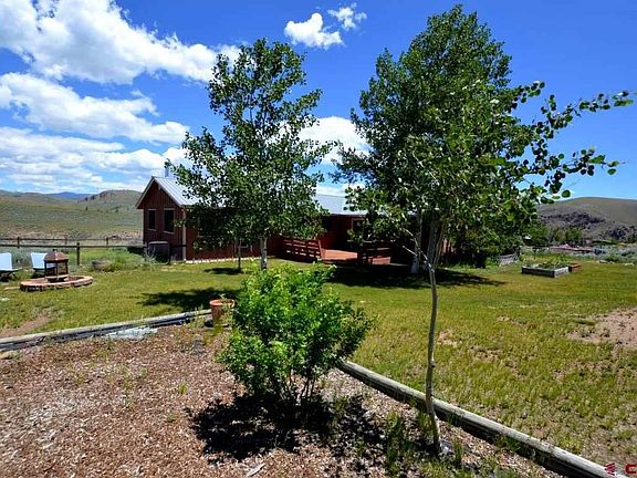 Spacious back yard facing to the south.