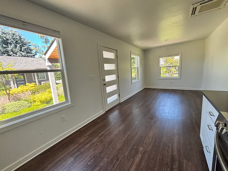 kitchen to living space