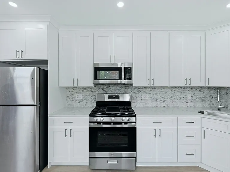 Kitchen with new appliances