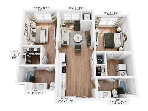 Floor plan B2H