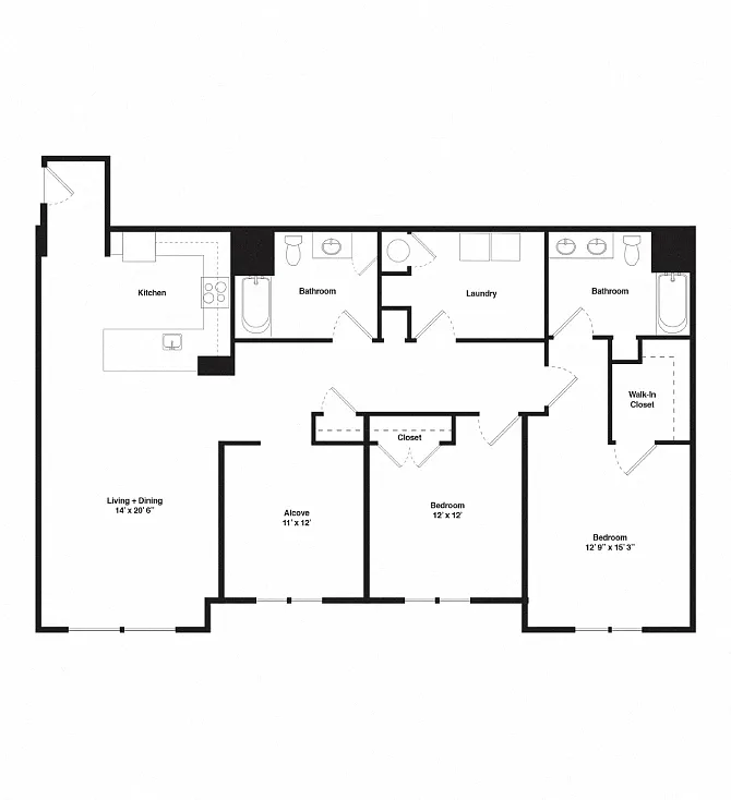 Floor plan 2P