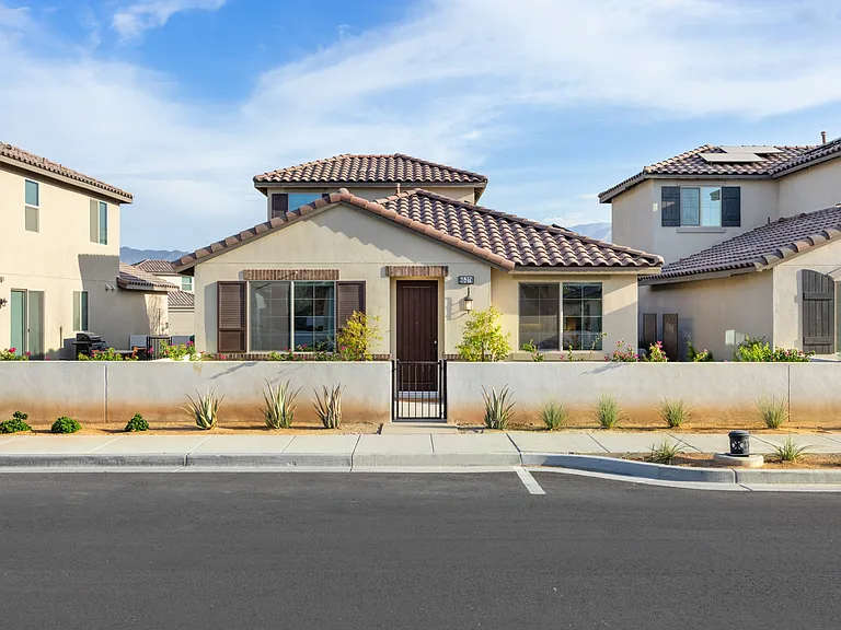 Front view of the home