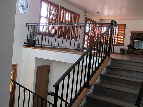 stairs to main living, dining and kitchen.