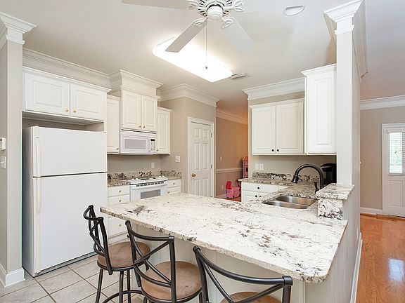 All White Kitchen/Granite