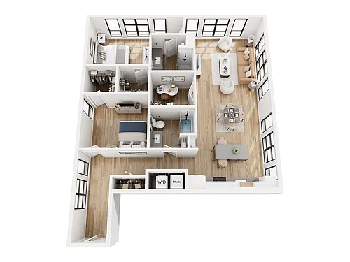 Floor plan Diamond + Den